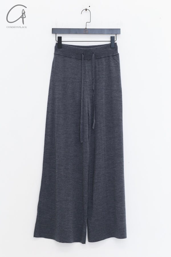 SWAYING 25 Spring/Summer Flared Wool Trousers SW-SW25PS3B12 Dark Gray SW25PS3B12